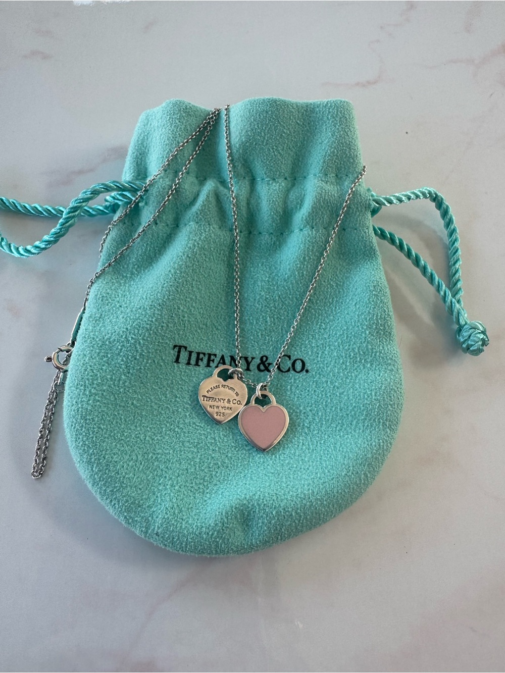 Tiffany & Co. mini hearts necklace